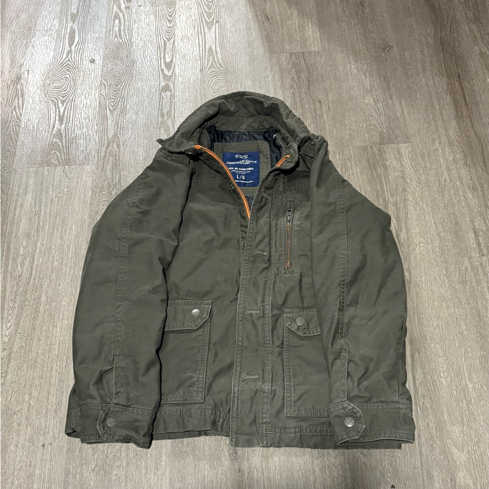 American Eagle Outfitters Dark Green Military Jacket